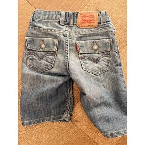 Boys Levi’s Denim Jean Shorts Adjustable Waist Size 5R